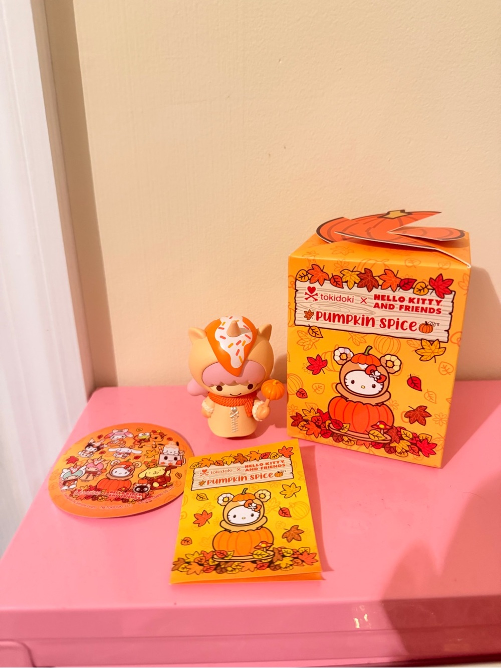 tokidoki x Hello Kitty Pumpkin Spice Collectible Figure - Orange